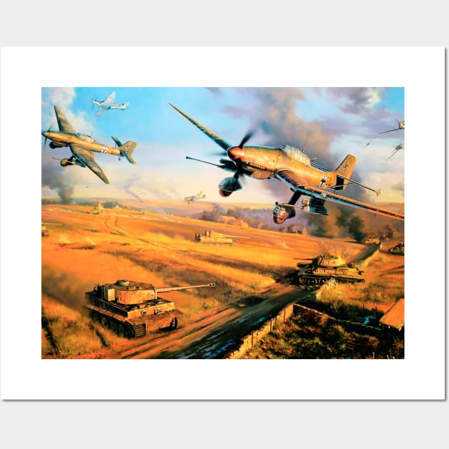 Tank Battle Wall Art by Aircraft.Lover